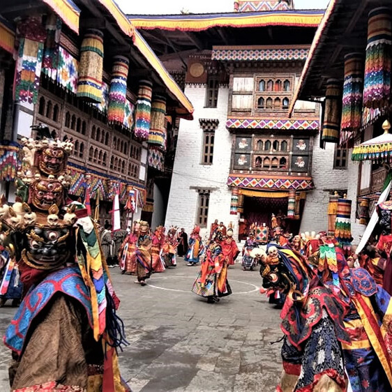 Punakha festival dance